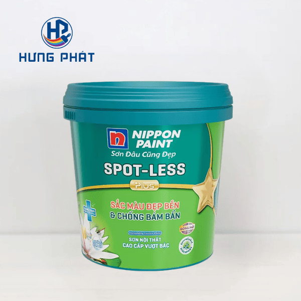 Sơn Nippon Spot-less Plus sắc màu đẹp bền và chống bám bẩn Sơn Nippon Spot-less Plus sắc màu đẹp bền và chống bám bẩn