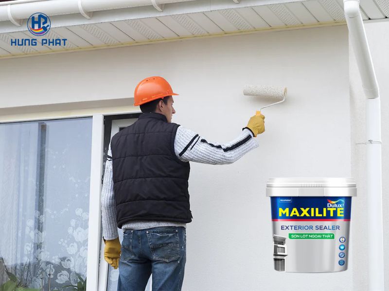 Hướng dẫn thi công sơn lót ngoại thất Maxilite 48C