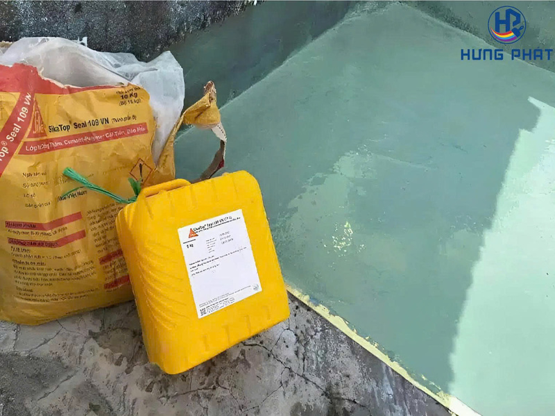 Ứng dụng thực tế của vữa chống thấm SikaTop-109 Seal VN