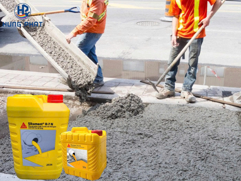 Ứng dụng thực tế của phụ gia hóa dẻo Sikament R-7 N Ứng dụng thực tế của phụ gia hóa dẻo Sikament R-7 N