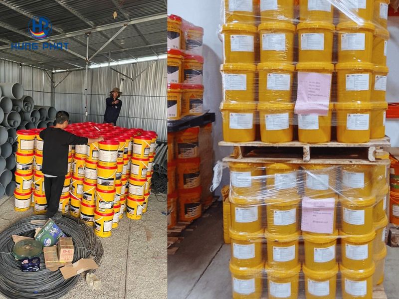 Bảo quản màng chống thấm Sikaproof Membrane tránh ánh nắng trực tiếp Bảo quản màng chống thấm Sikaproof Membrane tránh ánh nắng trực tiếp