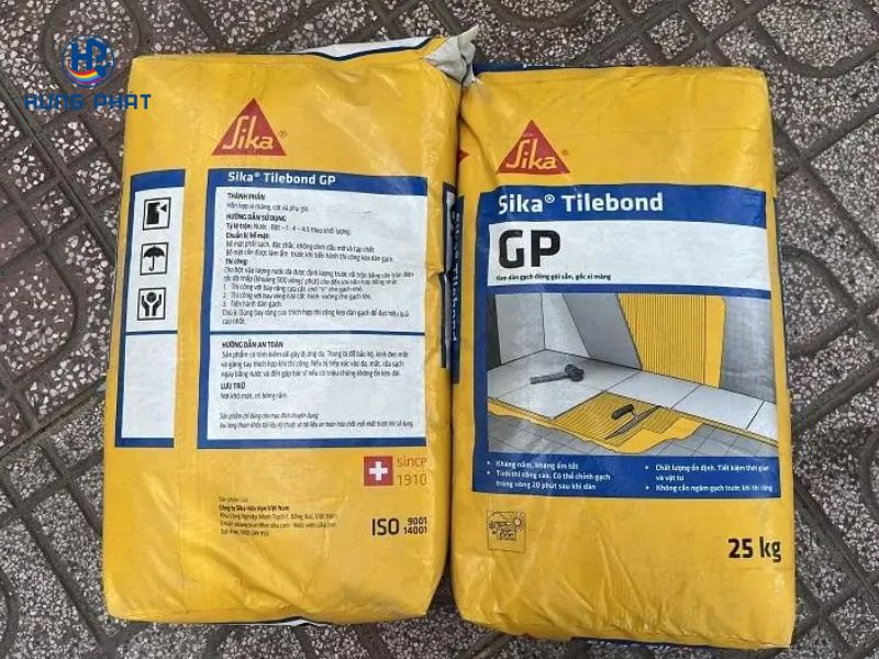 Hình ảnh bao bì keo dán gạch nội thất Sika Tilebond GP Hình ảnh bao bì keo dán gạch nội thất Sika Tilebond GP