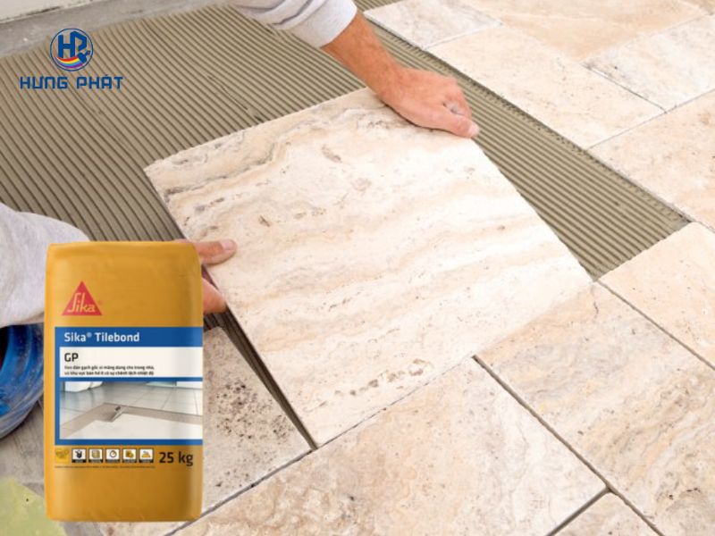 Sika Tilebond GP dùng cho sàn và tường nội thất, kể cả khu vực ẩm trong nhà Sika Tilebond GP dùng cho sàn và tường nội thất, kể cả khu vực ẩm trong nhà
