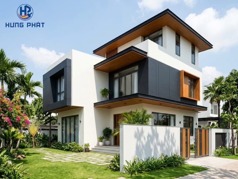 Cách phối màu sơn ngoại thất theo hướng nhà, khí hậu và ánh sáng tự nhiên Cách phối màu sơn ngoại thất theo hướng nhà, khí hậu và ánh sáng tự nhiên