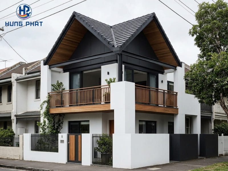 Cách phối màu sơn ngoại thất theo phong cách hiện đại Cách phối màu sơn ngoại thất theo phong cách hiện đại
