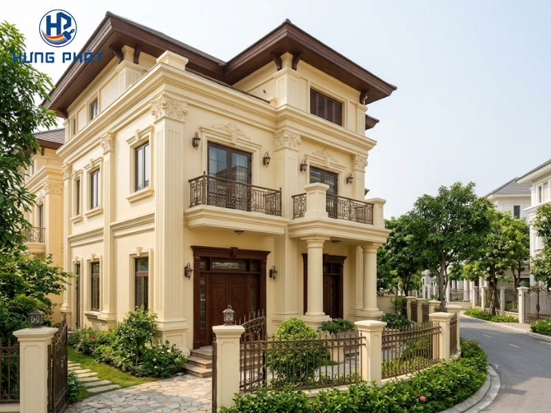 Mẫu phối màu sơn ngoại thất ấm áp, gần gũi Mẫu phối màu sơn ngoại thất ấm áp, gần gũi