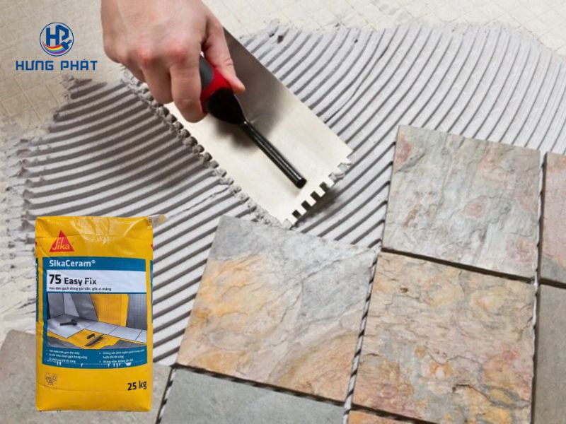 Hướng dẫn thi công keo dán gạch SikaCeram-75 Easy Fix Hướng dẫn thi công keo dán gạch SikaCeram-75 Easy Fix