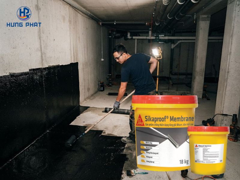 Sikaproof Membrane phù hợp với nhiều bề mặt như tầng hầm, tường chắn Sikaproof Membrane phù hợp với nhiều bề mặt như tầng hầm, tường chắn